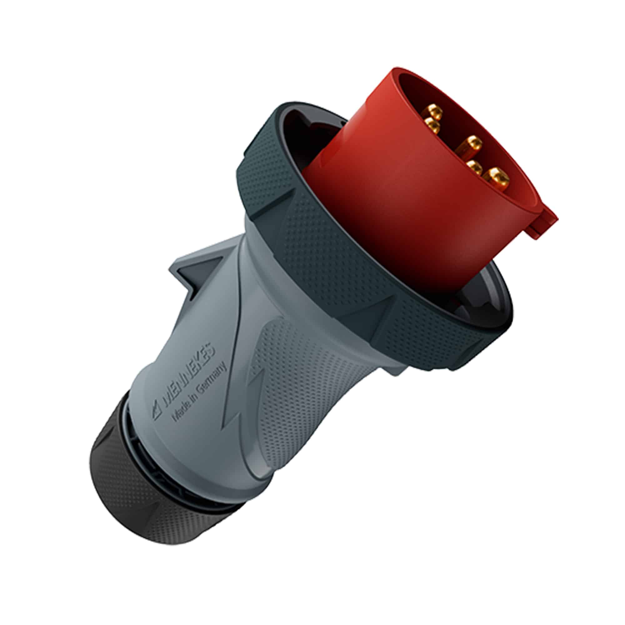 TOMA VISIBLE CON INTERRUPTOR Y ENCLAVAMIENTO 32AMP 3P+N+T 415V ROJO 6H IP67 Ex 5608A